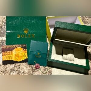 Rolex Box and Bag Set
